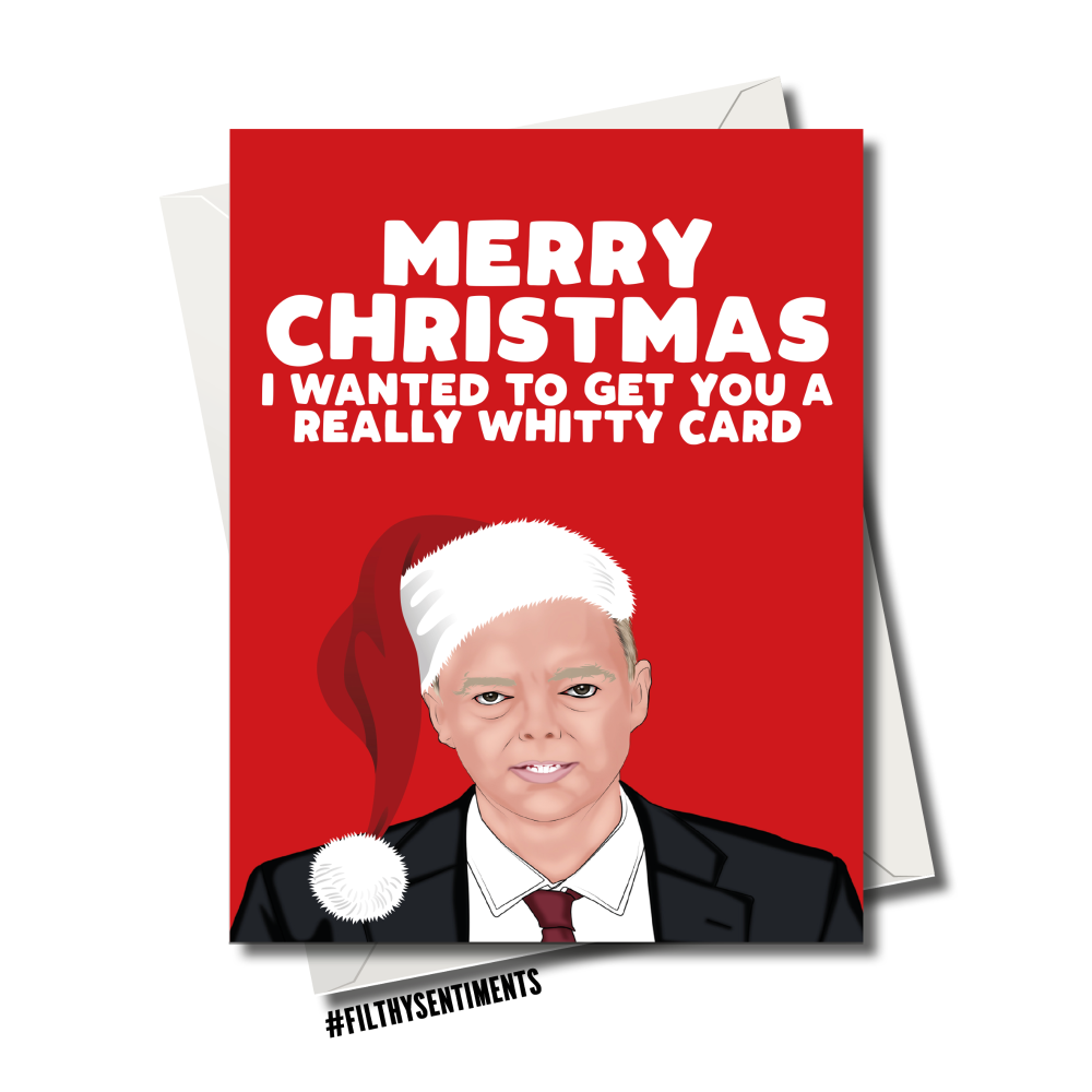                    WHITTY CHRISTMAS CARD
