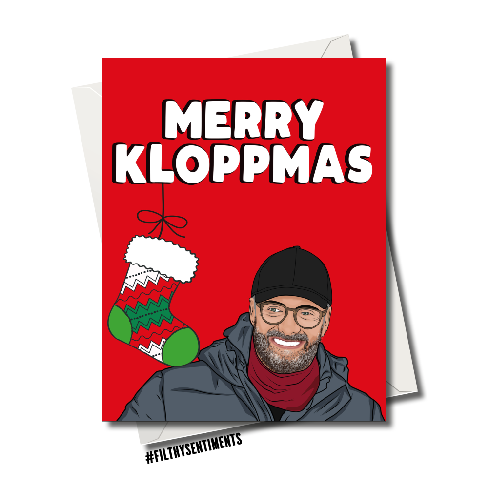                  KLOPPMAS CHRISTMAS CARD