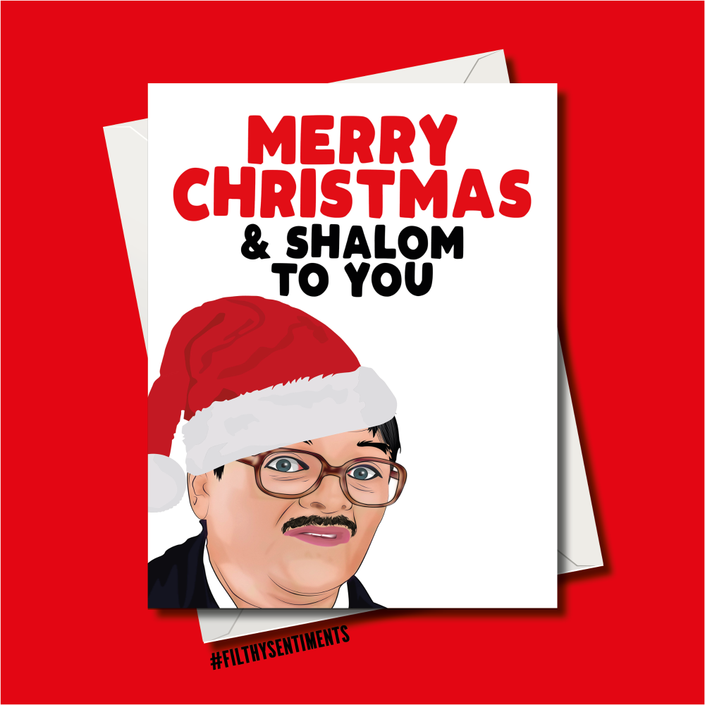                  SHALOM CHRISTMAS CARD - FS1219