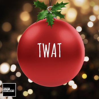          Christmas Bauble Decoration - Red Twat