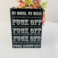 House Rules sign - G034