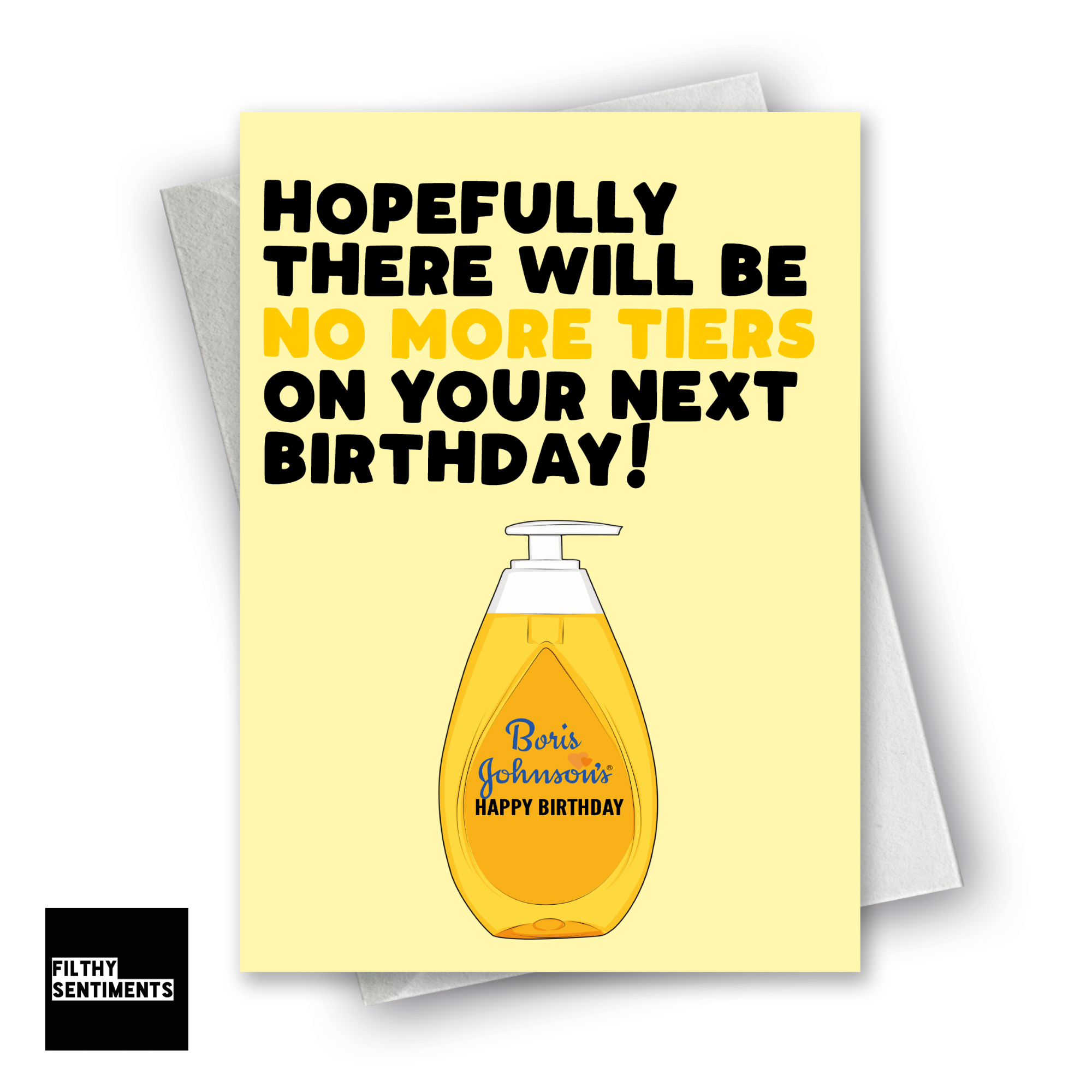 Lockdown Birthday Card | Funny Boris Johnson Card | Self ...