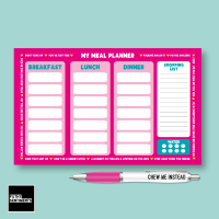                              TEAR OFF WEIGHT LOSS NOTEPAD & PEN SET - E08