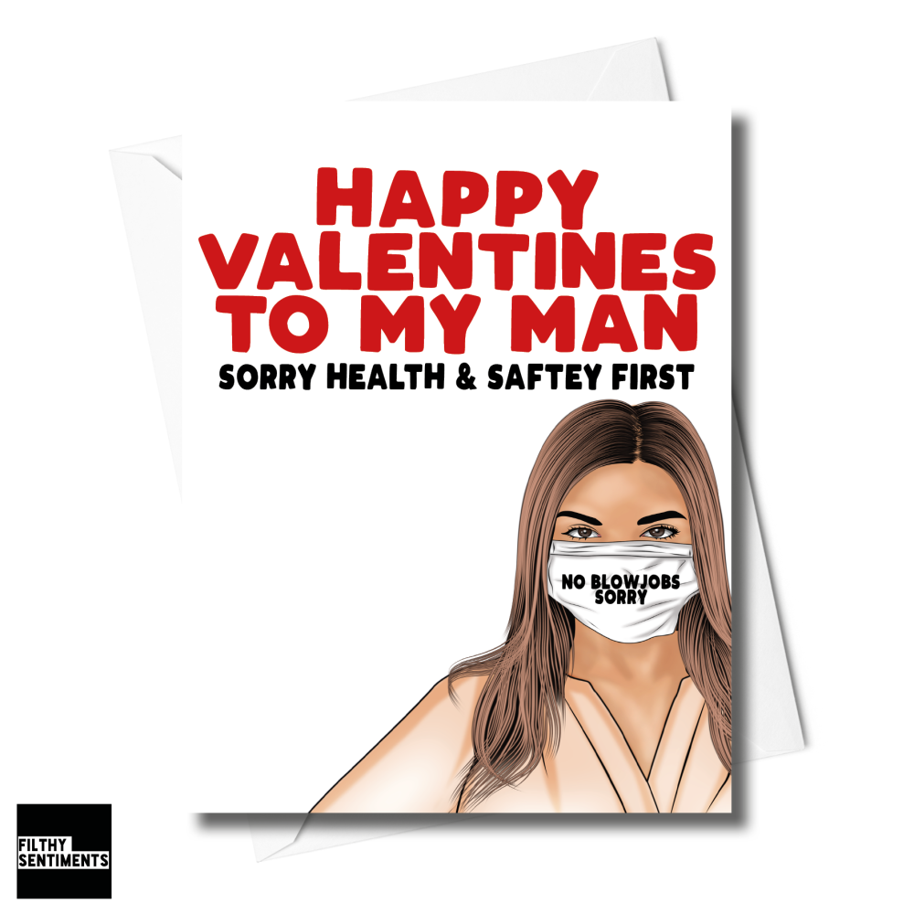                    VALENTINES HEALTH & SAFETY FACEMASK CARD FOR HER - XFS0232