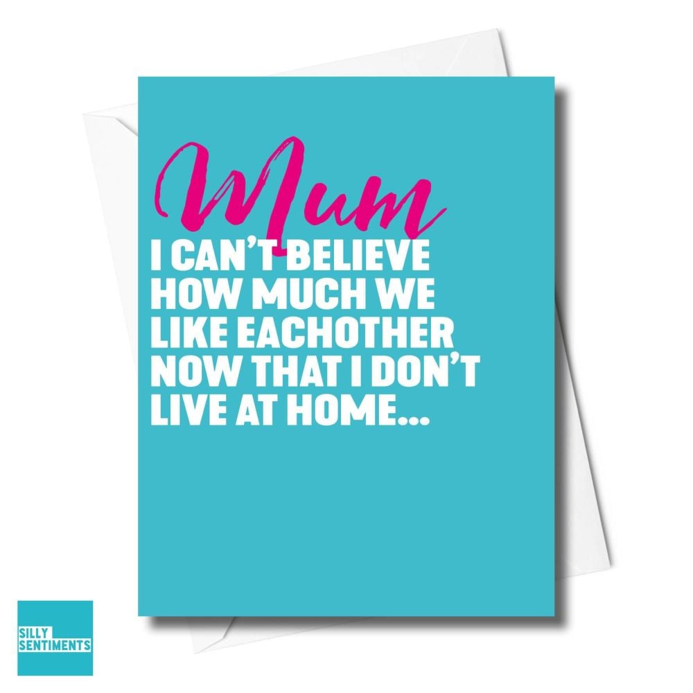                                LIKED EACHOTHER MUM TURQUOISE CARD - XFS0218