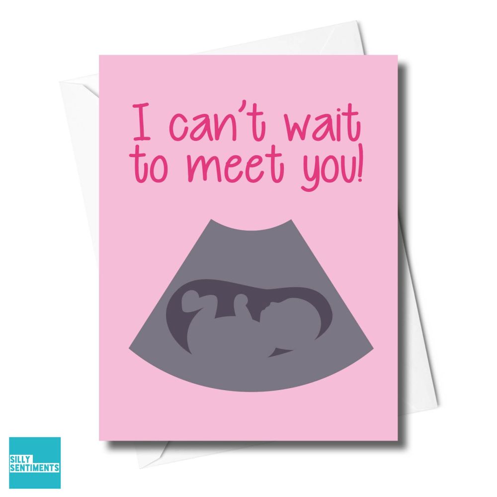    I CAN'T WAIT TO MEET YOU CARD - XFS0335