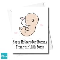       MOTHER'S DAY LITTLE BUMP CARD - XFS0337