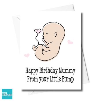   BIRTHDAY LITTLE BUMP CARD - XFS0338