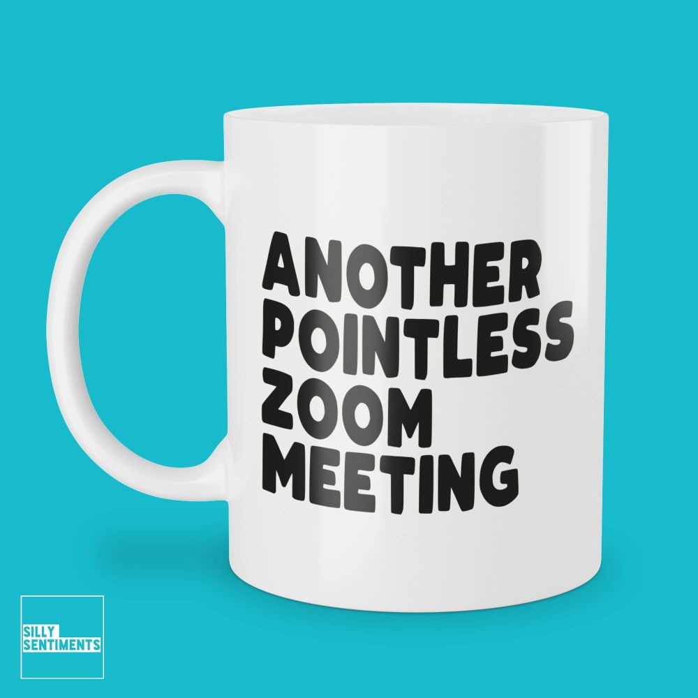                            ANOTHER POINTLESS ZOOM MEETING MUG - 267