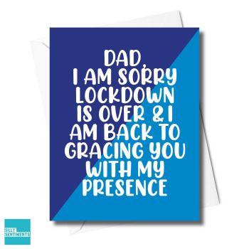                                                                             DAD GRACE YOU WITH MY PRESENCE CARD - Xfs0453