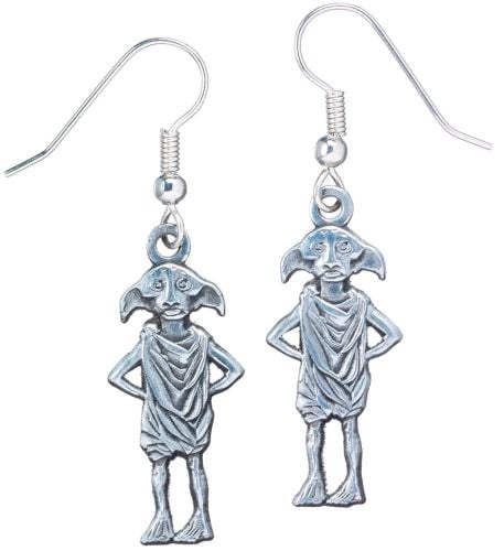 Harry Potter Dobby the House-Elf Earrings - Silver Plate