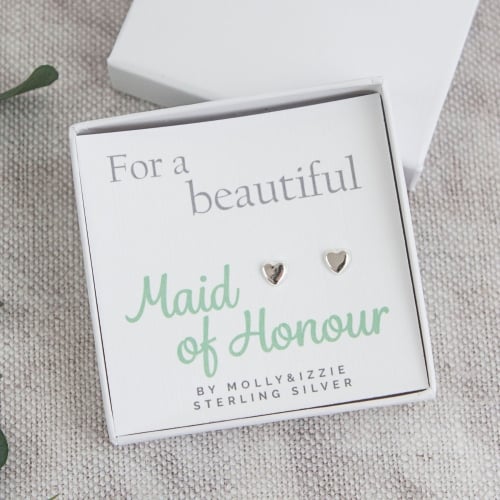 Maid of Honour Sterling Silver Earrings