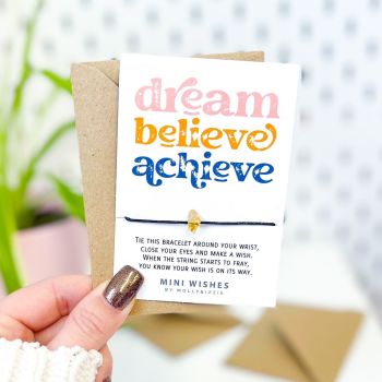 Dream Believe Achieve Crystal Mini Wish (MINIWISH269)
