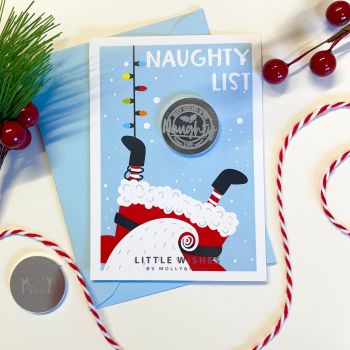Personalised Naughty List Coin