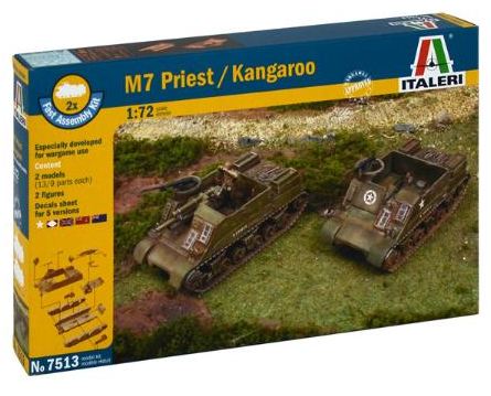 Italeri - 1/72 Fast assembly M7 Priest 105mm (2 x kits)