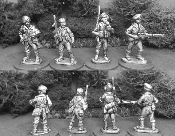 WTM-AMF43: 28mm WWII Australian Commando HQ