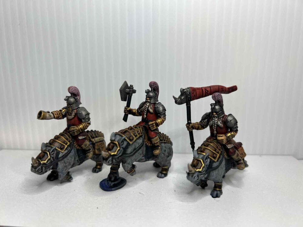 DW17: 28mm Dwarf Cavalry Command