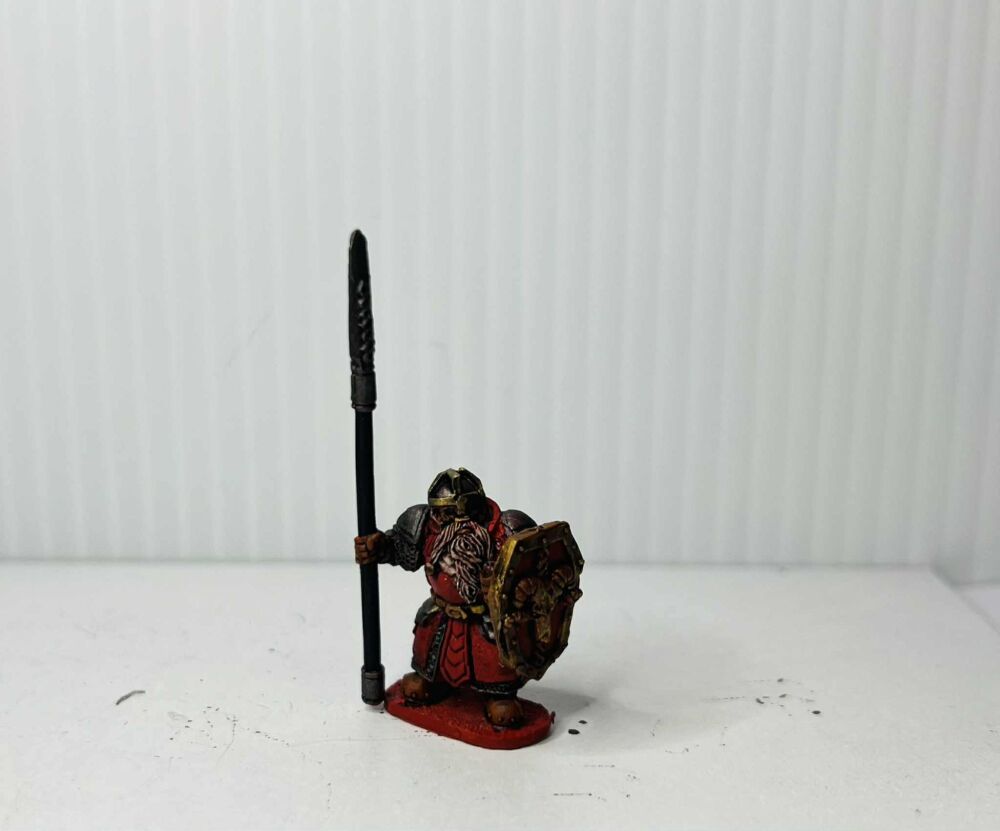 DW18: 28mm Dwarf Spear Upright