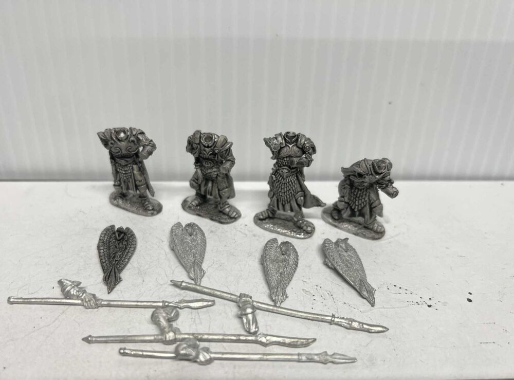 EL10: 28mm Elf Warriors with Shield & Spear (mixed)