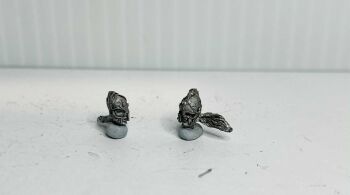 EL15: 28mm Elf Heads with Helmets (ornate) x 4