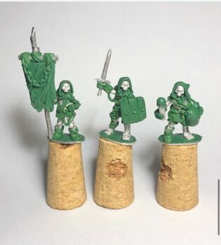 UN23: 28mm Undead Skeleton Warrior Command (Preorder)