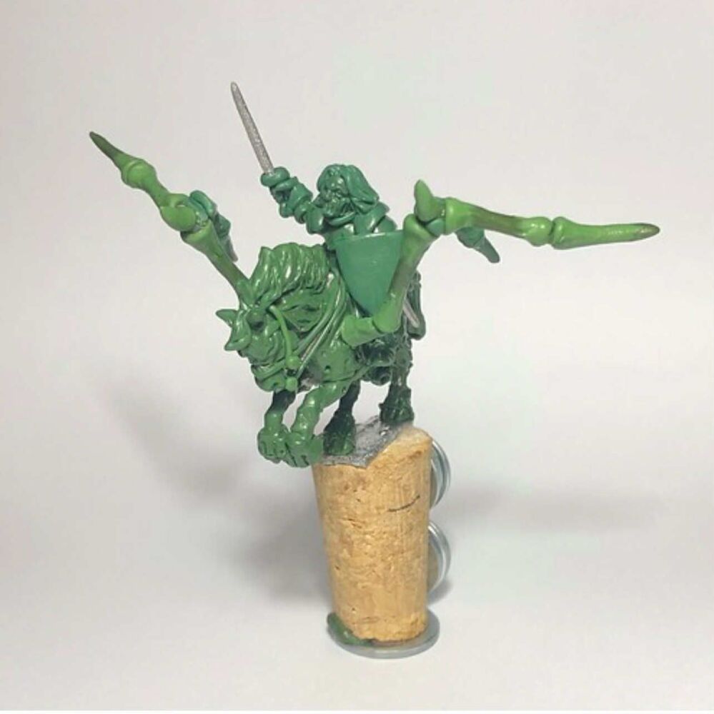 UN27: 28mm Undead Vampire mounted on Undead Pegasus (preorder)