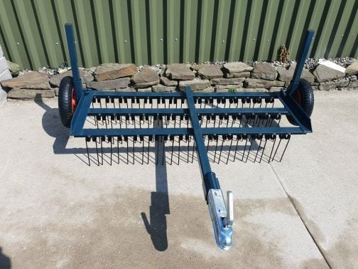 AGRI-FABS 3 BAR ADJUSTABLE ATV SPRING TINE HARROW