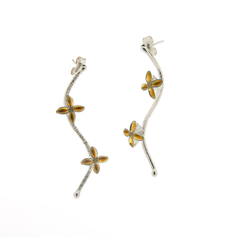 Blossom Stem Stud Drops