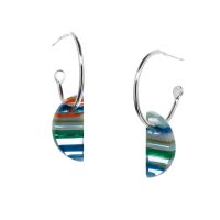 Detachable Surfite Boat Sails and Silver Hoops - Rhoscolyn
