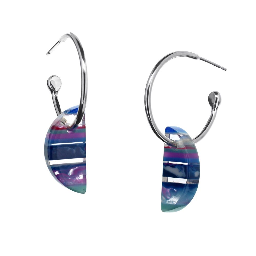 Detachable Surfite Boat Sails and Silver Hoops - Trearddur Bay