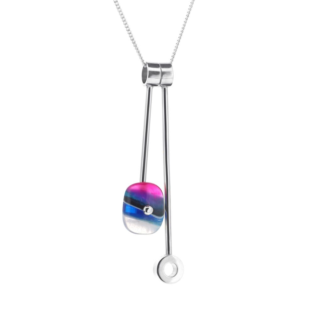 Paddle and Pebble Duo Necklace - Scapa