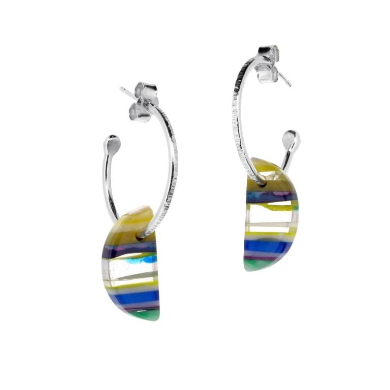 Slim-line Detachable Surfite Boat Sails and Silver Hoops - Beach Das