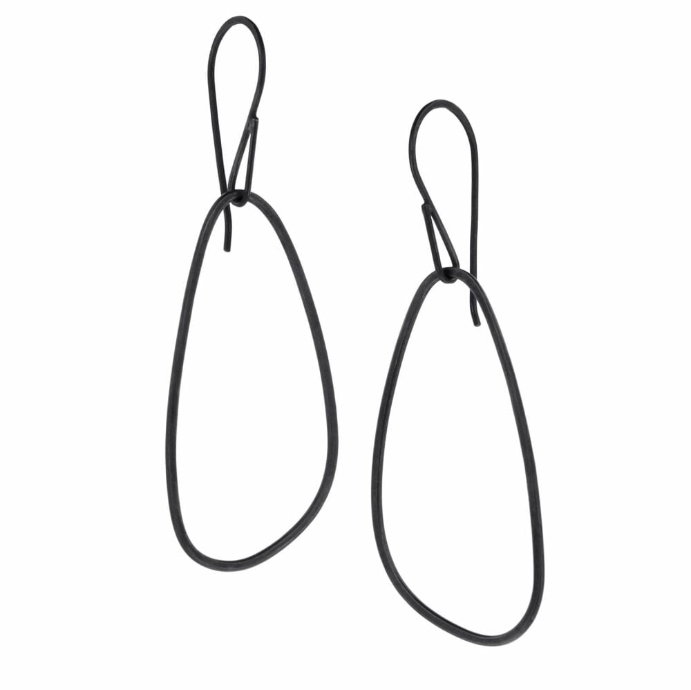 Pebble Silhouette Earrings