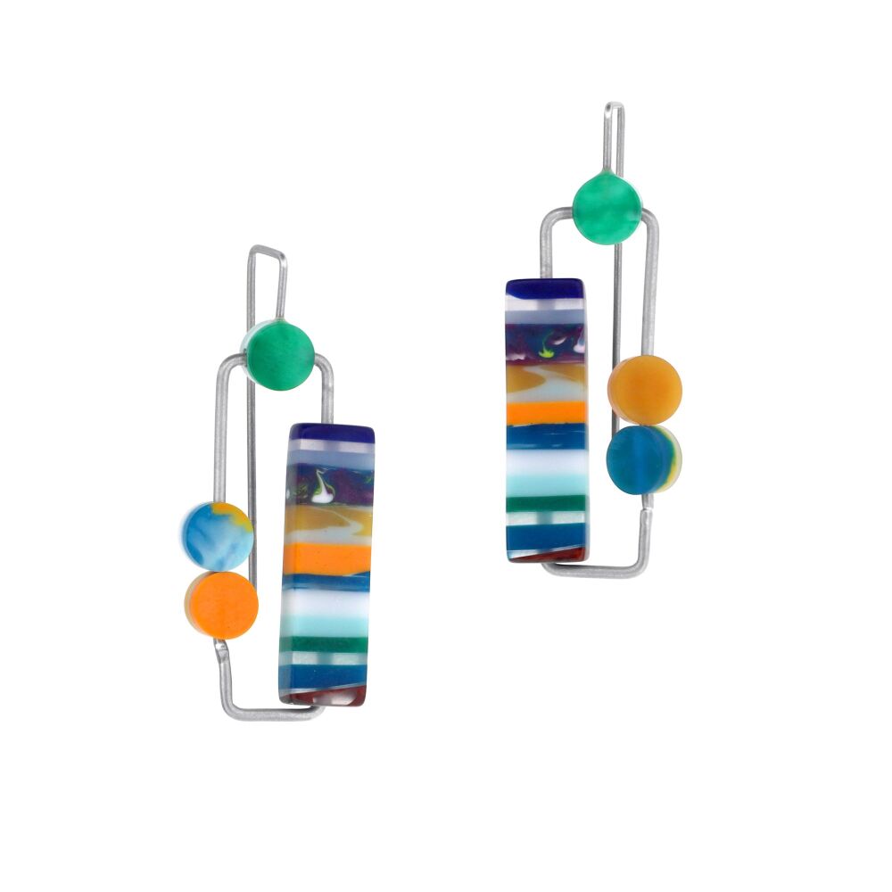 Sticks and Stones Earrings - Salt Marsh