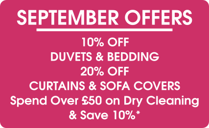 September Offers- Pearls Drycleaners, Acton