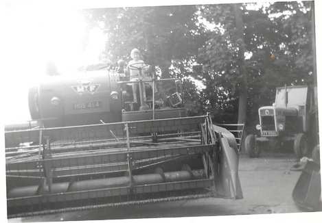 Massey Combine open cab sister