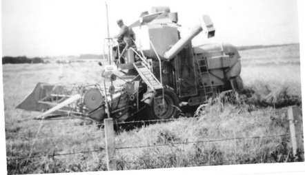 Old Combine no cab