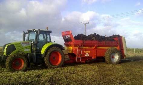 12 Tonne Teagle Muck and Compost Spreader