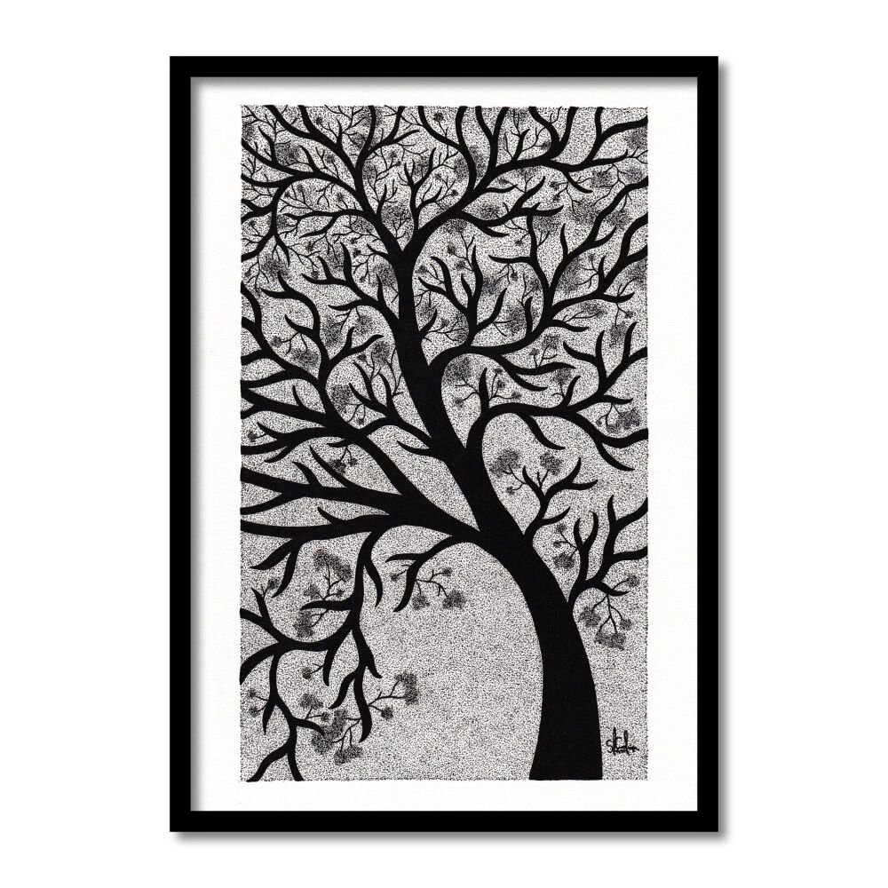Tree Of Life Original Art Pen And Ink Drawing For Sale | S Godwin Studio