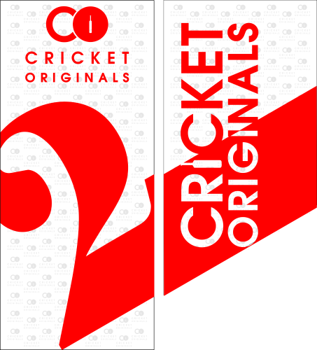 Cricket Originals Bat Sticker 2