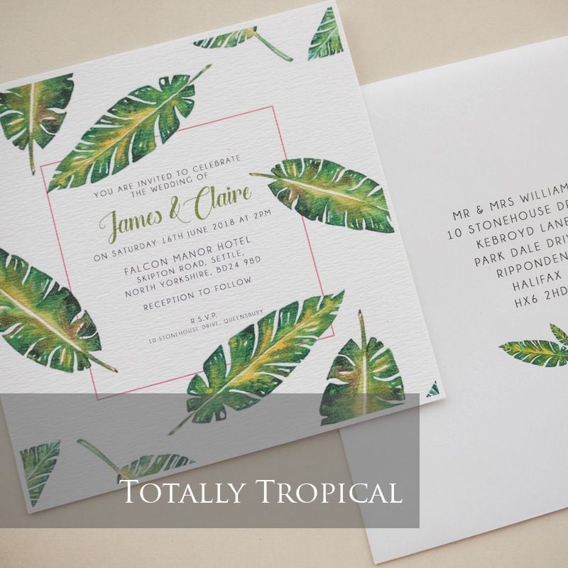 Totally Tropical Invitation Pack