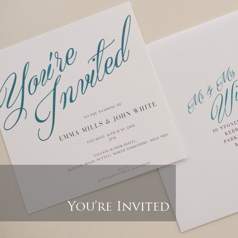 You're Invited Invitation Pack (£1.75 per Invitation)