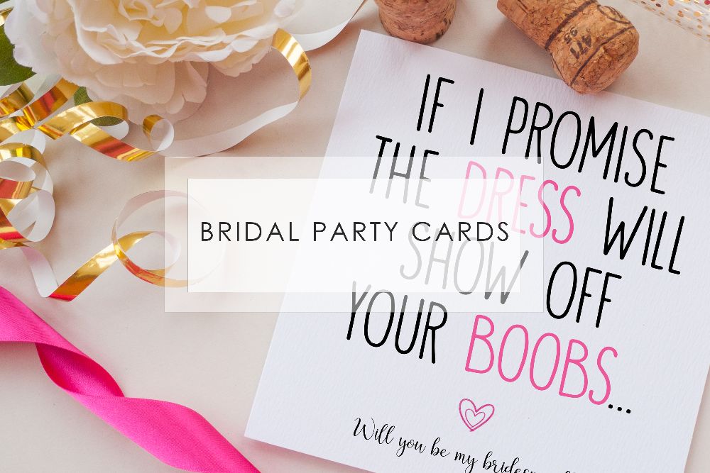 Bridal Party Cards