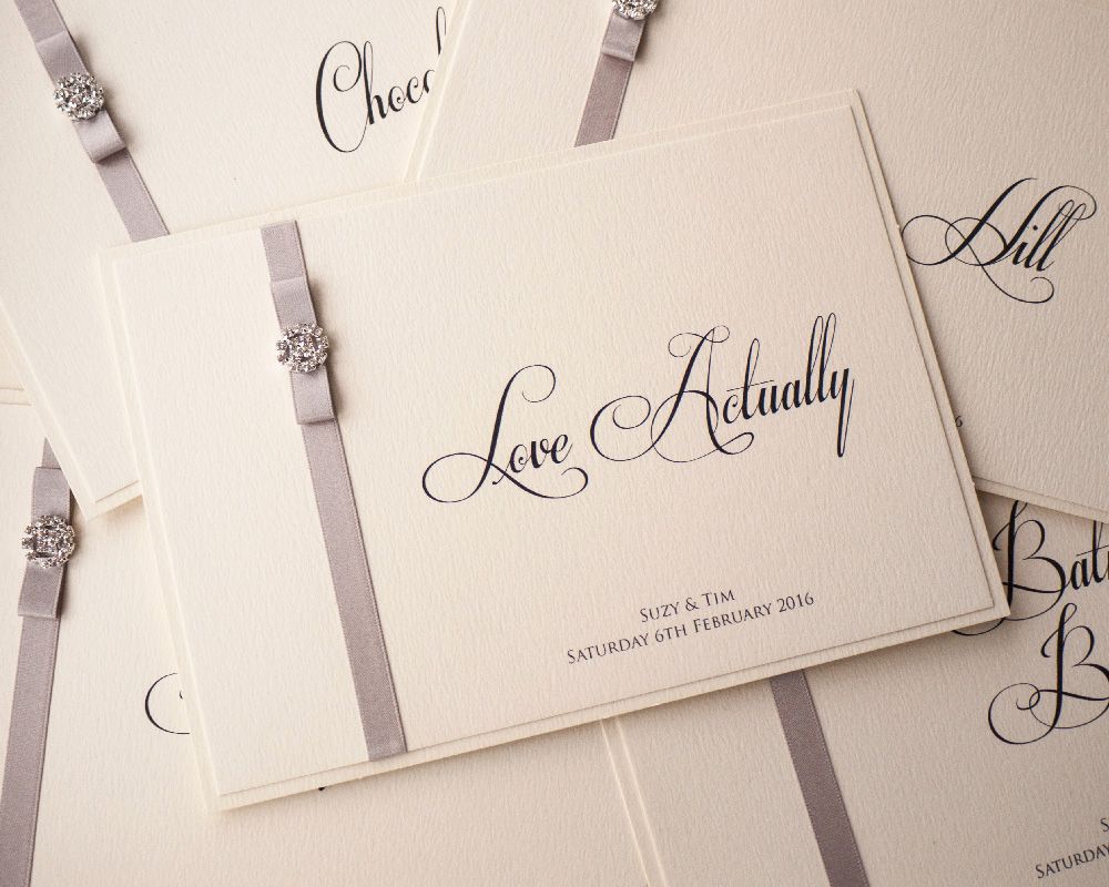Wedding Table Name Cards