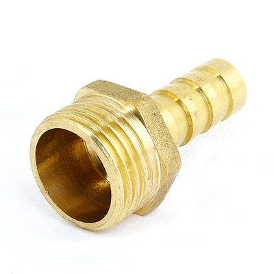 BRM3812 Brass Threaded to Barbed Straight Water Fitting (3/8