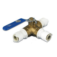 WU1271 Whale 12mm Quick Connect 3-Way Valve Brass