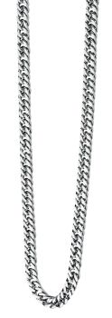 MEN'S HEAVY FLAT CURB CHAIN IN STAINLESS STEEL