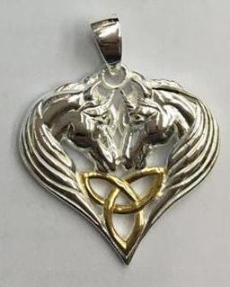 unicorn pendant in sterling silver 125 pendant only