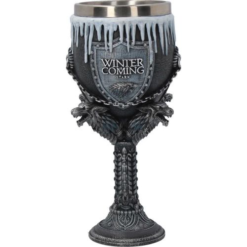 winter is coming officially licensed goblet 17.5 cm