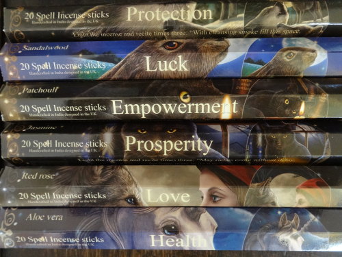 complete set of spell incense sticks